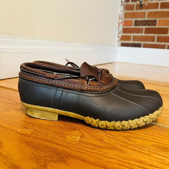 Vintage LL Bean Men's Bean Boots Rubber Mocs Size 8